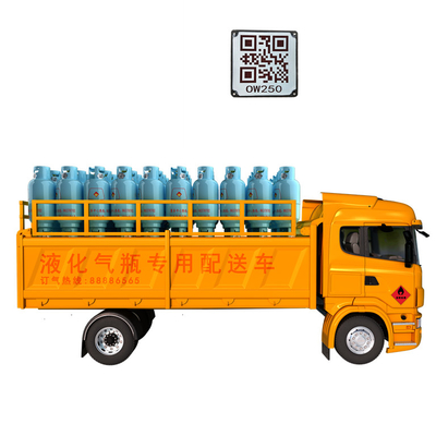 Étiquette de cheminement permanente 100x100mm de code barres de place pour le camion de livraison